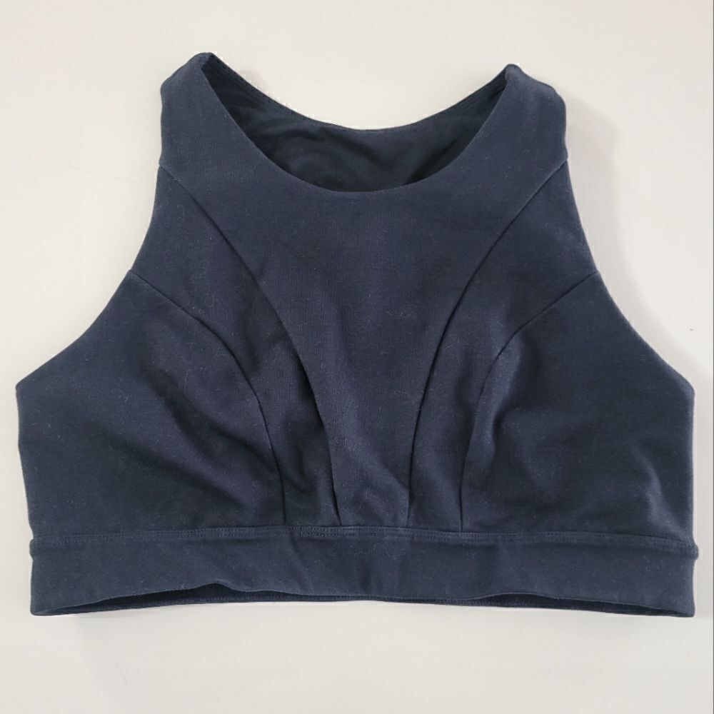 Core 10 Women's Black Sports Bra Crop Top